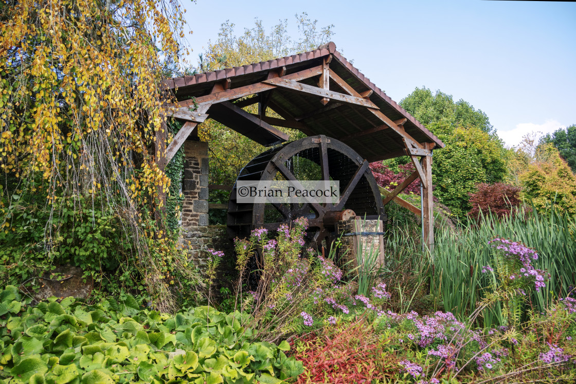 "le jardin de la Renardière" stock image