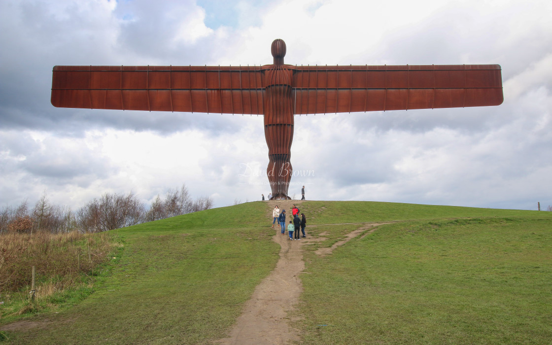 "Angel of the North" stock image