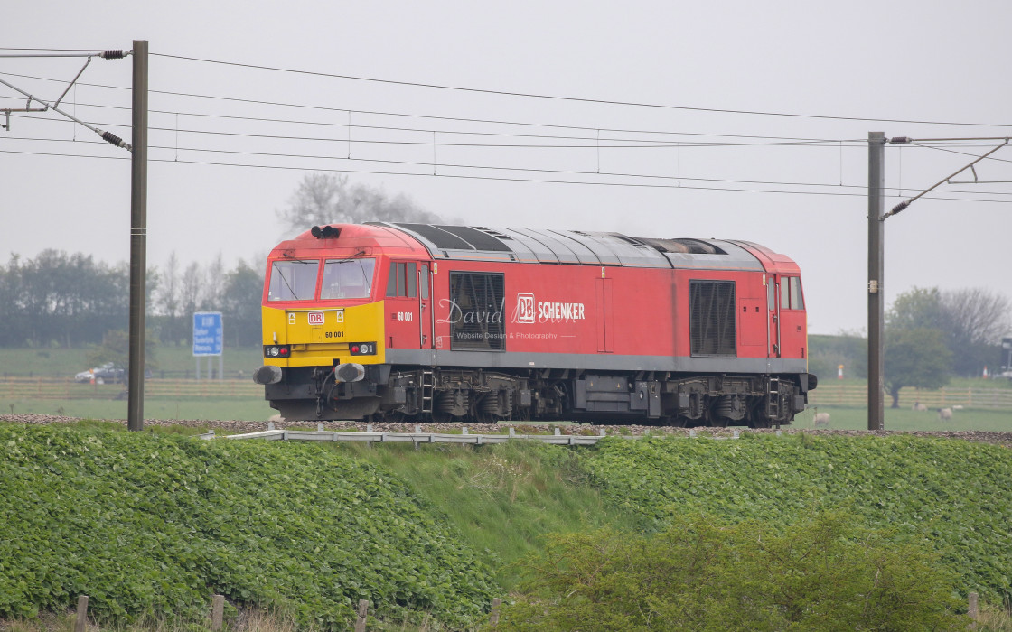 "60001 at Bradbury" stock image