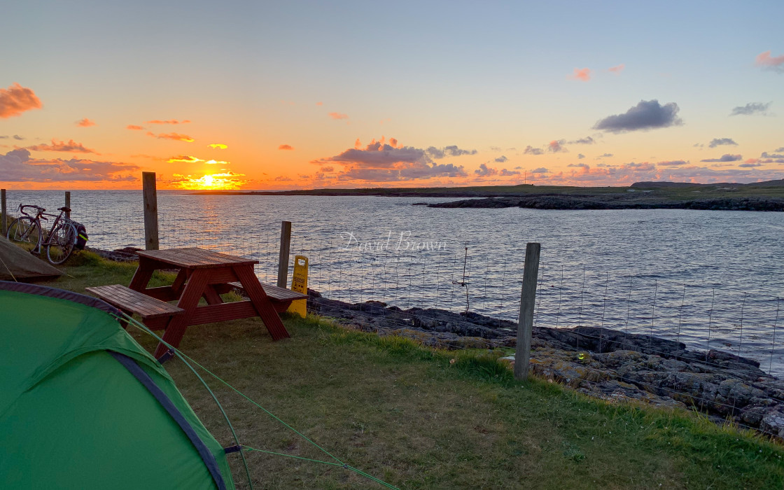 "Sunset on Barra" stock image