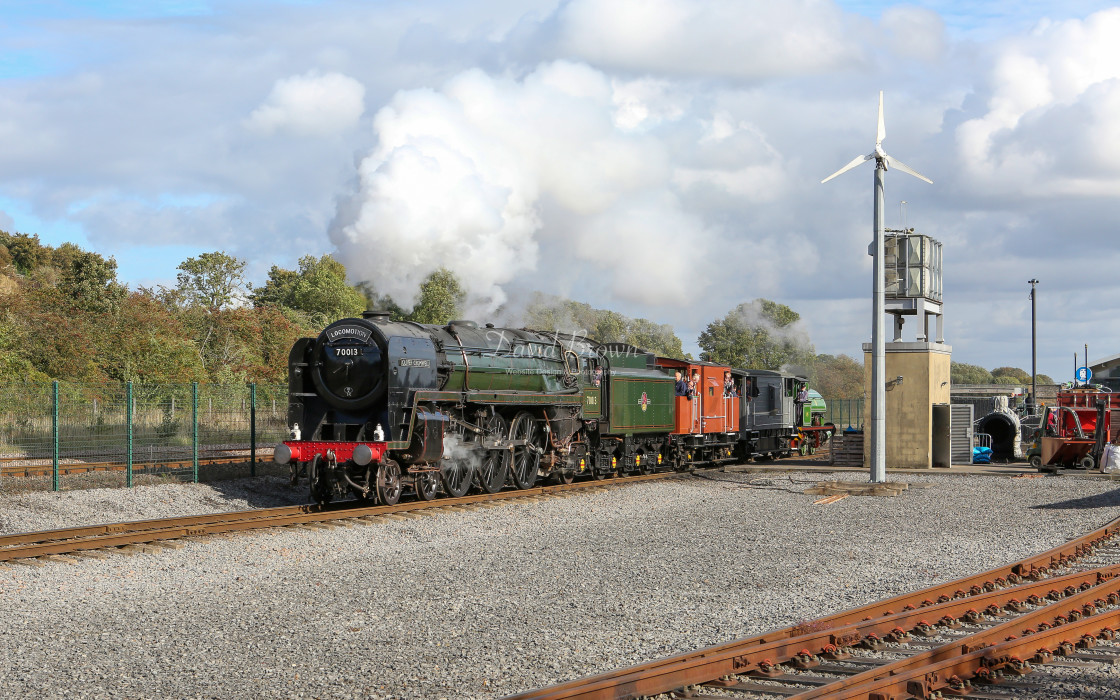 "70013 at NRM Shildon" stock image