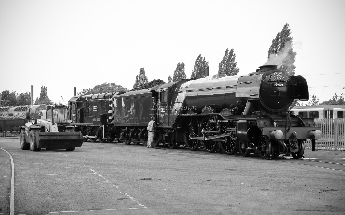 "60103 Flying Scotsman at NRM York" stock image