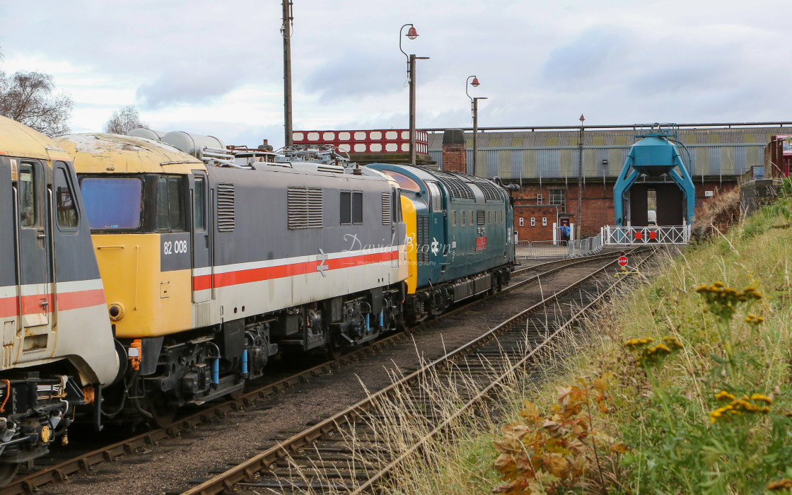 "82008 & 55019 at Barrow Hill" stock image