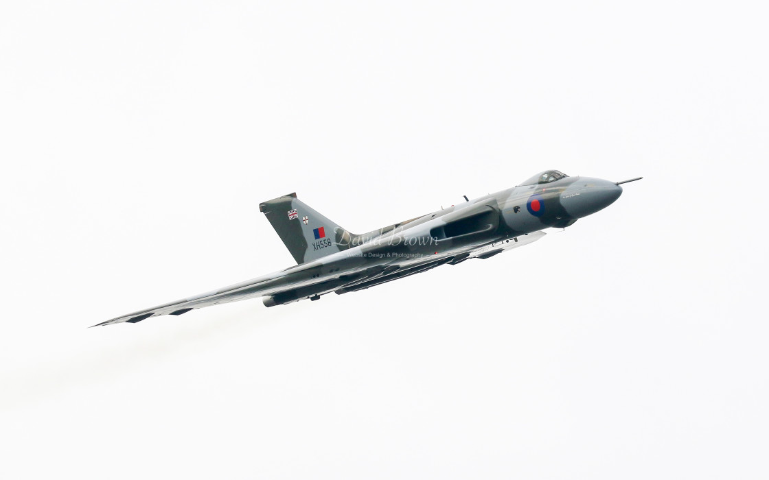 "Vulcan Bomber at Newcastle Airport" stock image