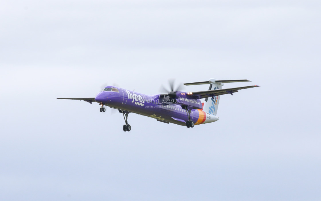 "Flybe aeroplane" stock image