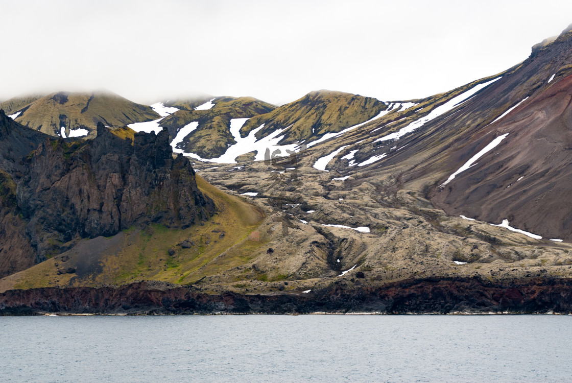 "Ultra Remote Jan Mayen Island" stock image