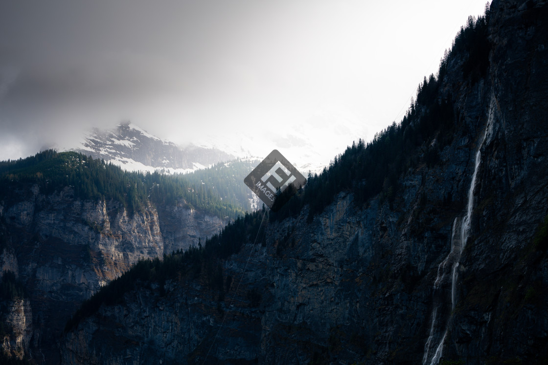 "Mountain layers" by Frédéric Le Monnier Images - £10.00 "Mountain layers" stock image