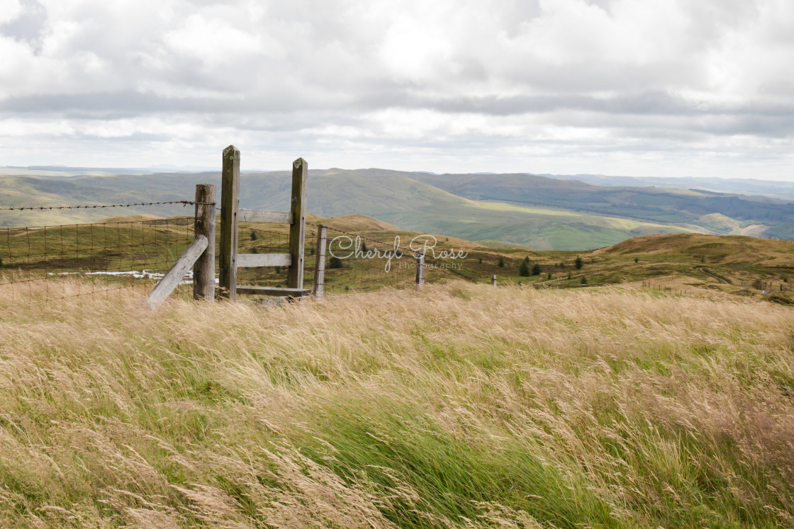 "View from Pen Y Garn" stock image