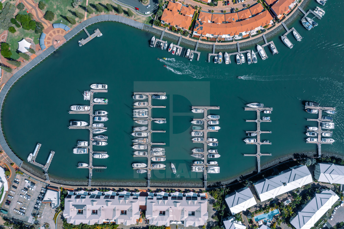 "Aerial view of the marina on Raby Bay, Queensland, Australia" by 2M Vison - $46.32 "Aerial view of the marina on Raby Bay, Queensland, Australia" stock image