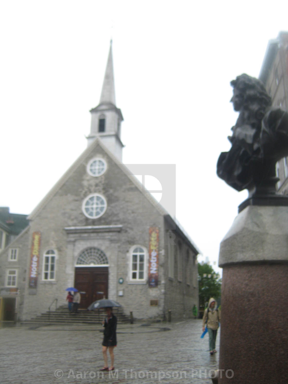 "Old Quebec City Church" stock image