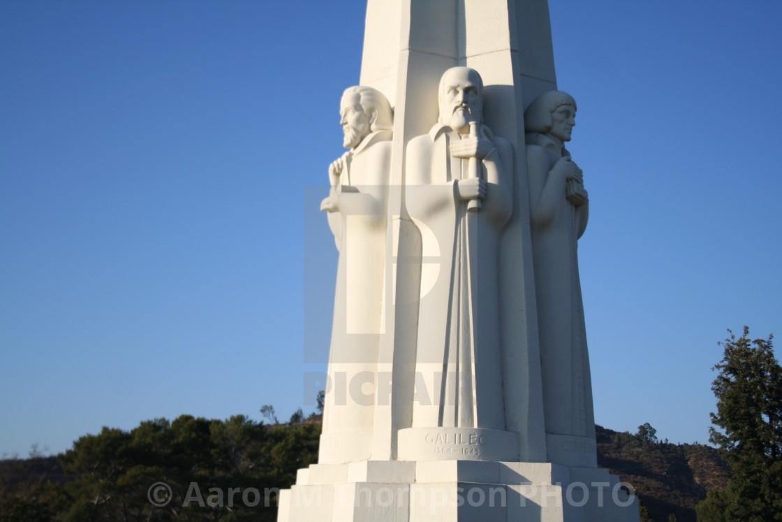 "Astronomers Monument & Sundial Griffin Observatory #5" stock image