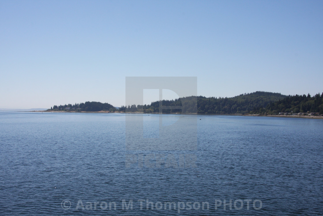 "Bainbridge Island- Puget Sound, WA" stock image