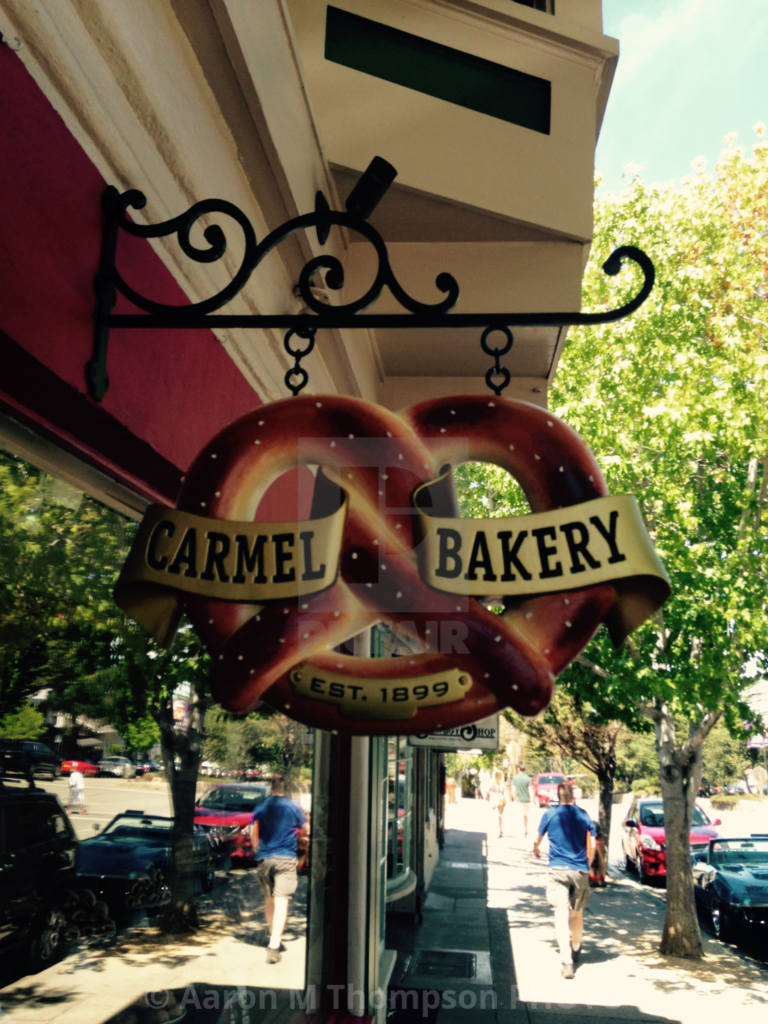 "Carmel Bakery- Carmel by the Sea, CA" stock image