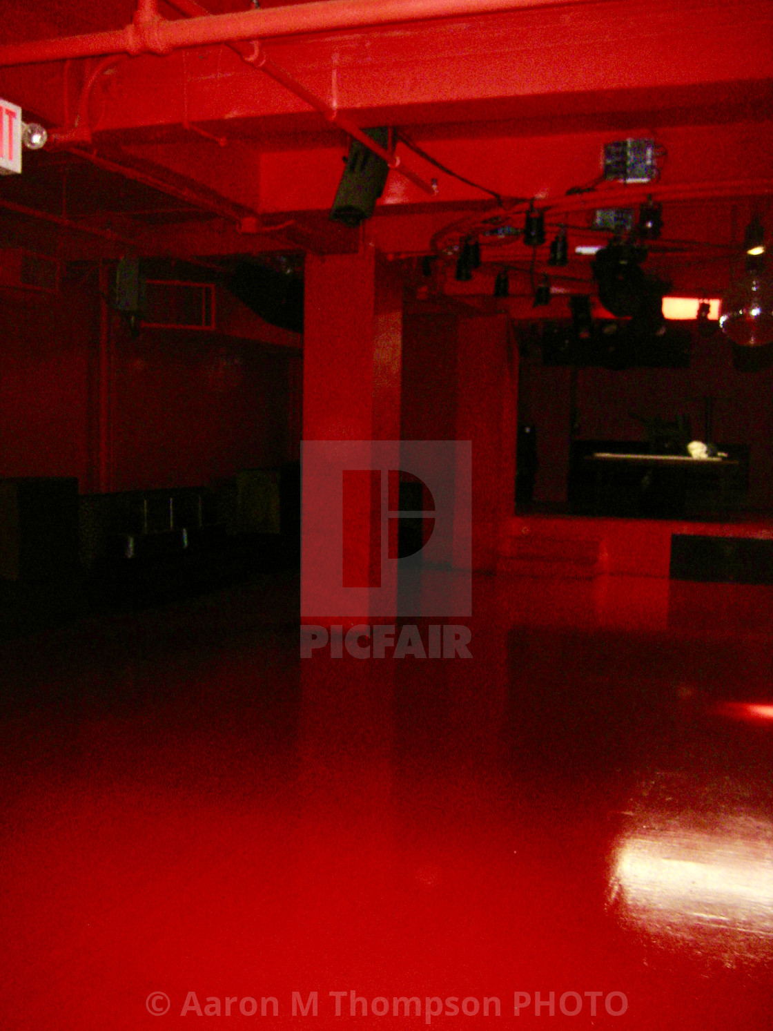 "The Red Room at Slake NYC- Midtown Manhattan" stock image