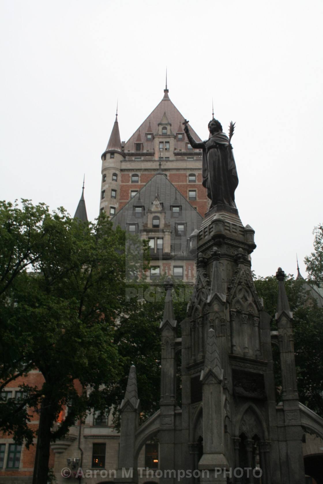 "Le Chateau Frontenac St Regis" stock image