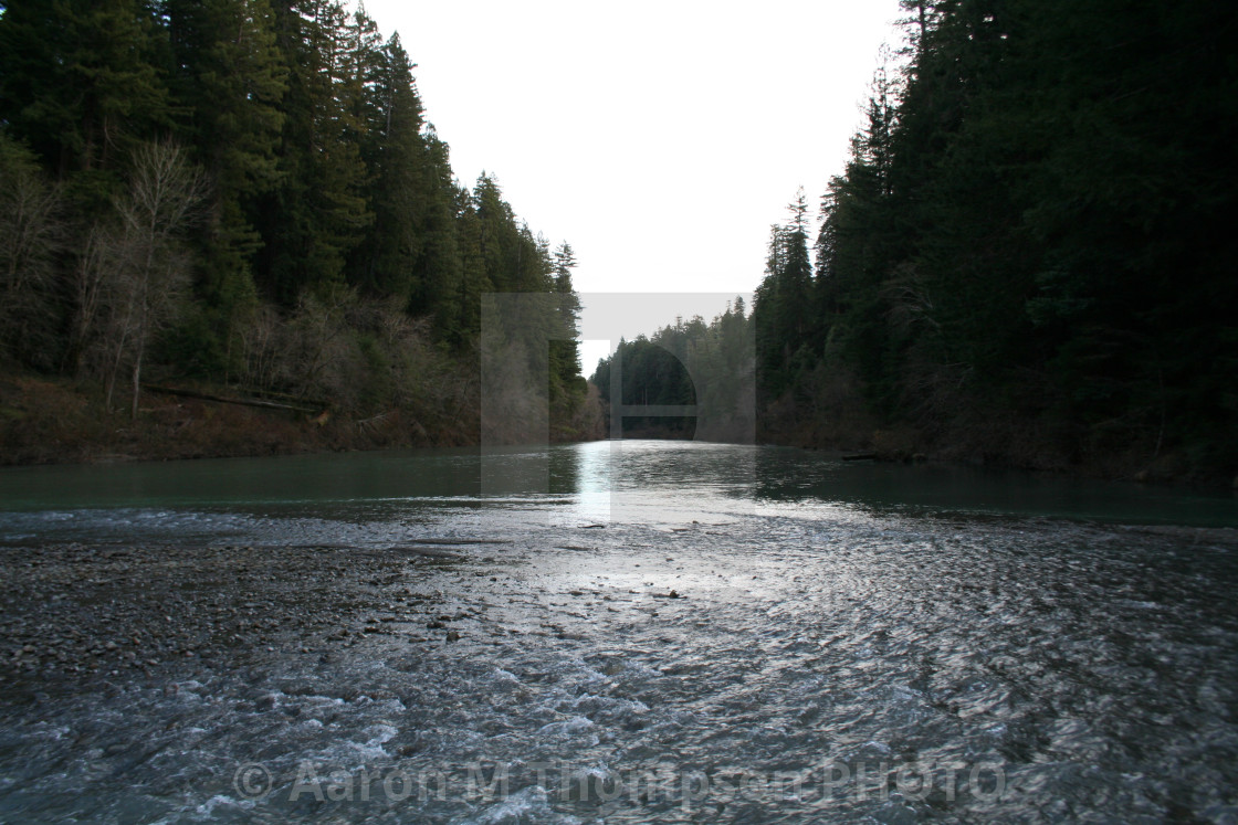 "Eel River- Humboldt County, CA" stock image