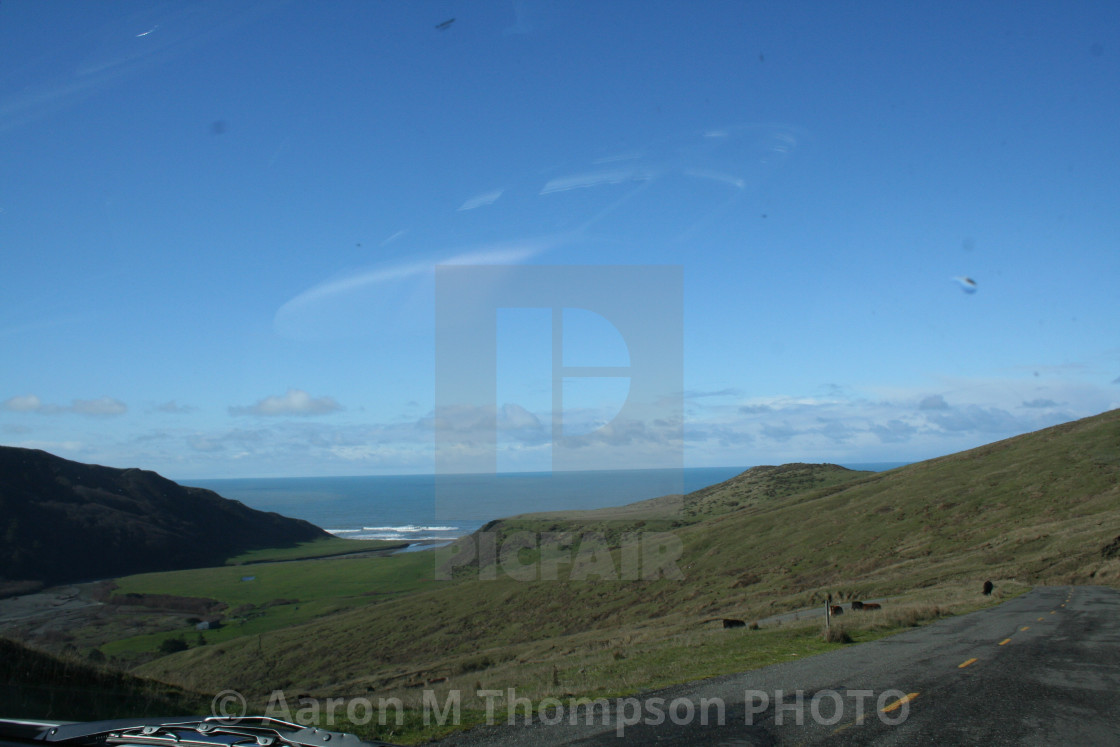 "Lost Coast Vista" stock image