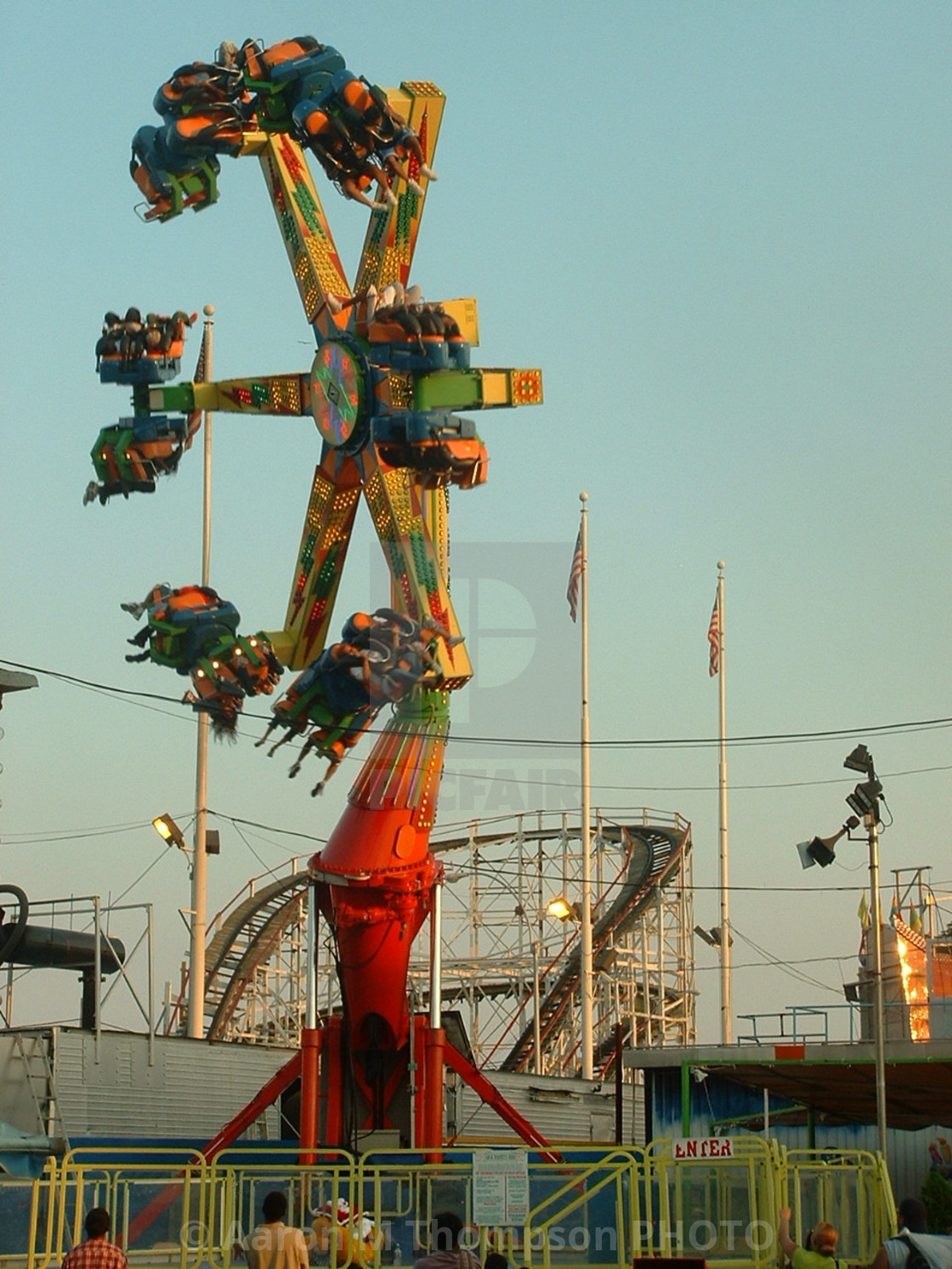 "Amusement ride- Coney Island, NYC" stock image