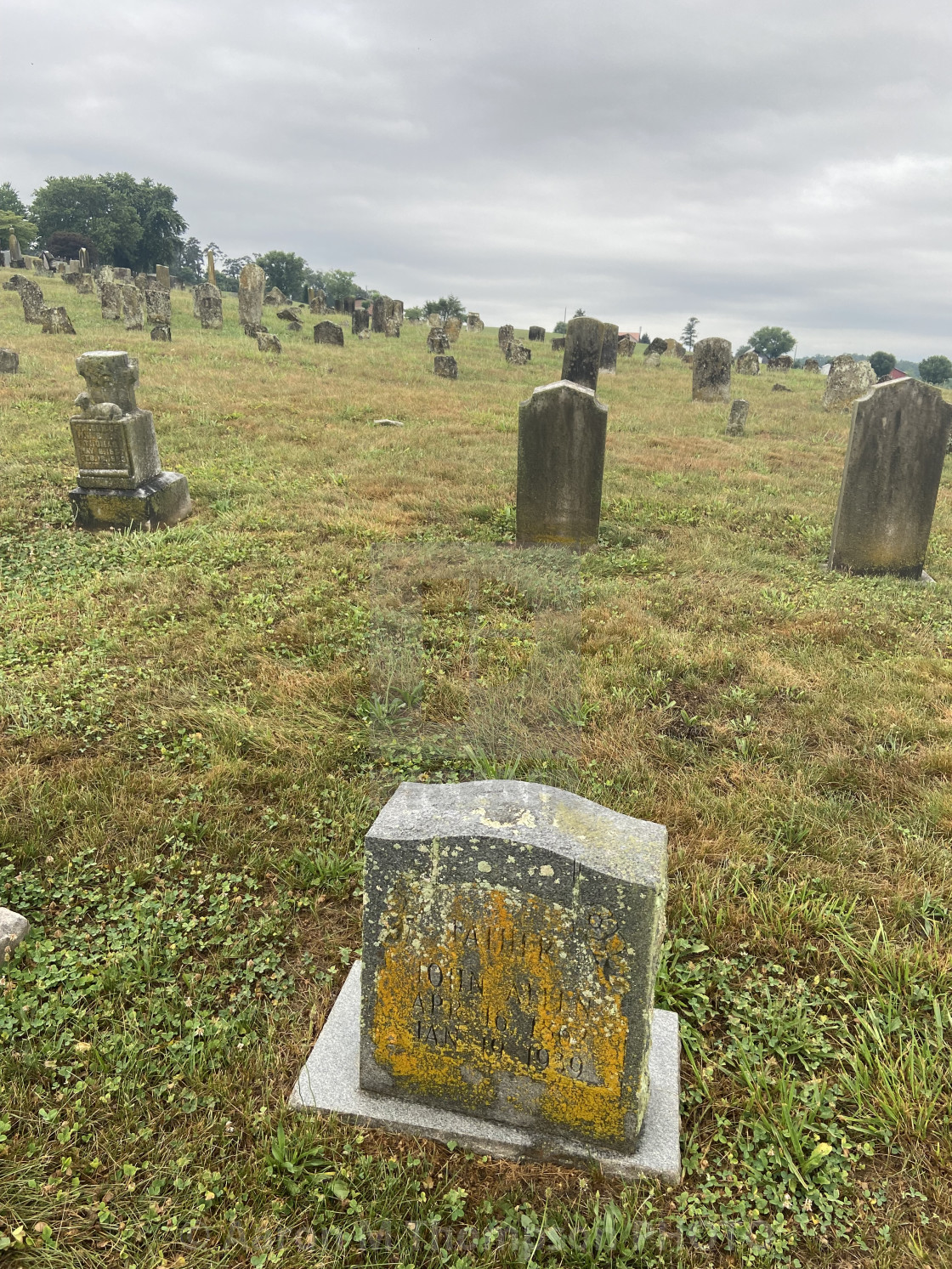 "Fox Cemetery- Seiverville, TN- June 2022" stock image