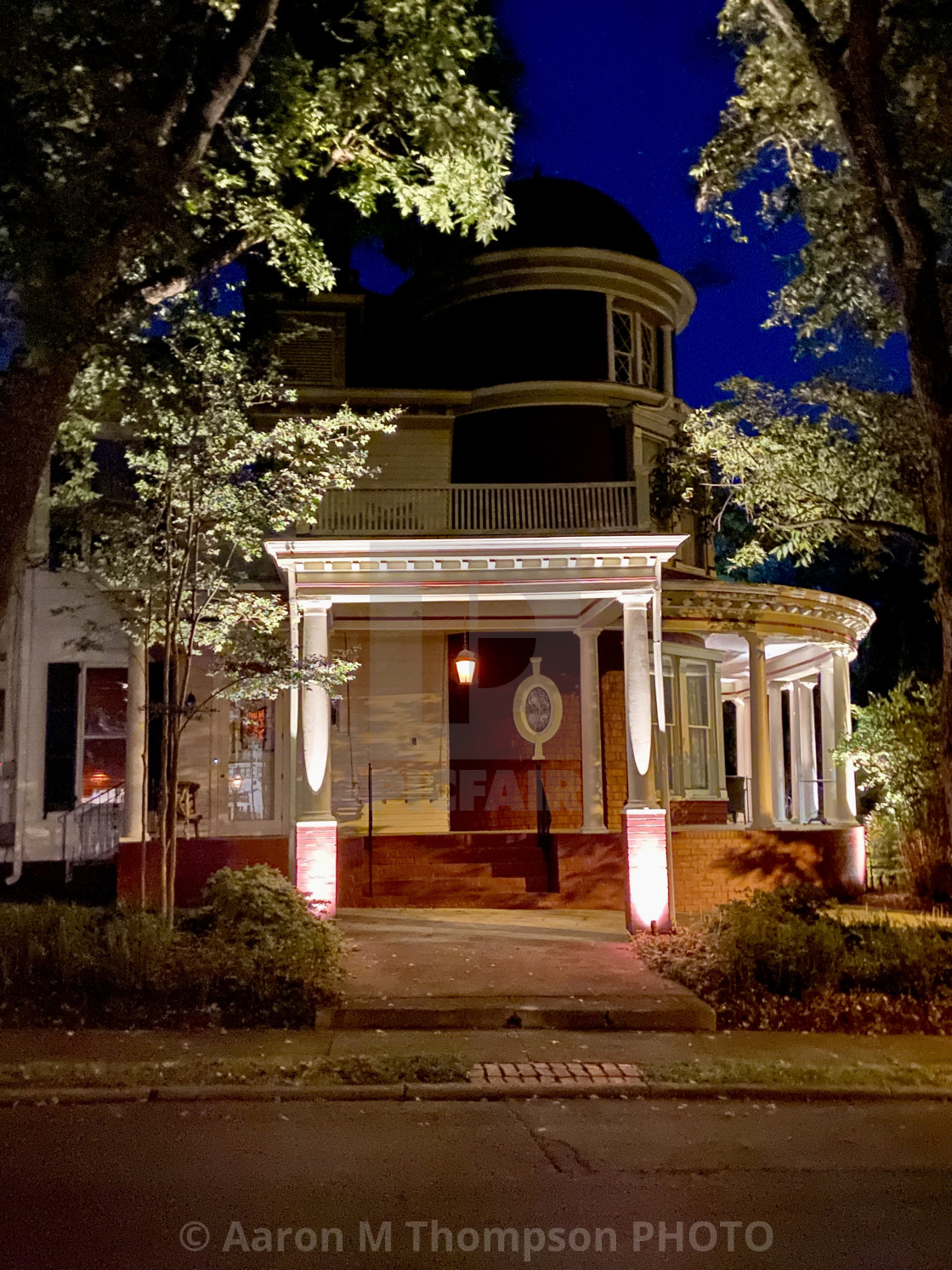 "Across the Square- Hall House" stock image