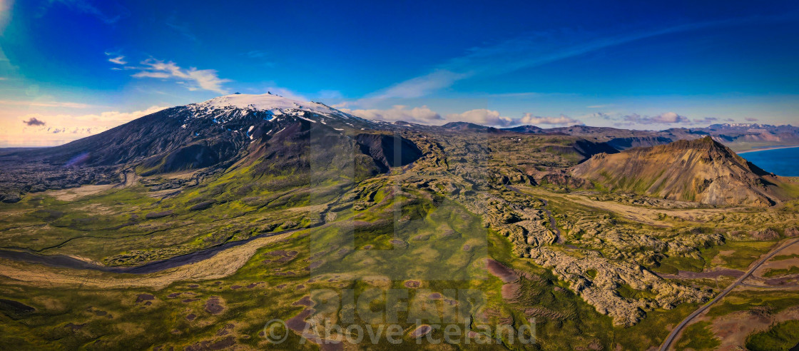 "snæfellsjökull" stock image