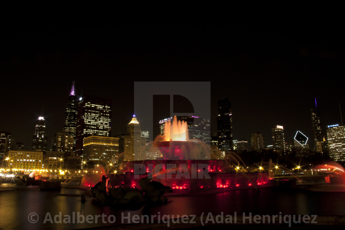 ""Buckingham Fountain"" stock image