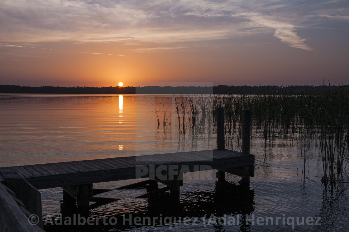 "Empty Dock" stock image