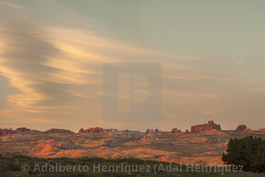 ""A Distant Door"" stock image