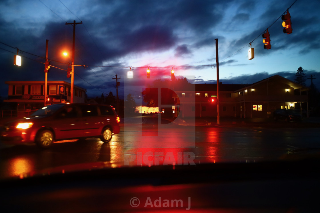 "Red and Blue 2, Sault Sainte Marie, Michigan" by Adam J. - $12.57 "Red and Blue 2, Sault Sainte Marie, Michigan" stock image