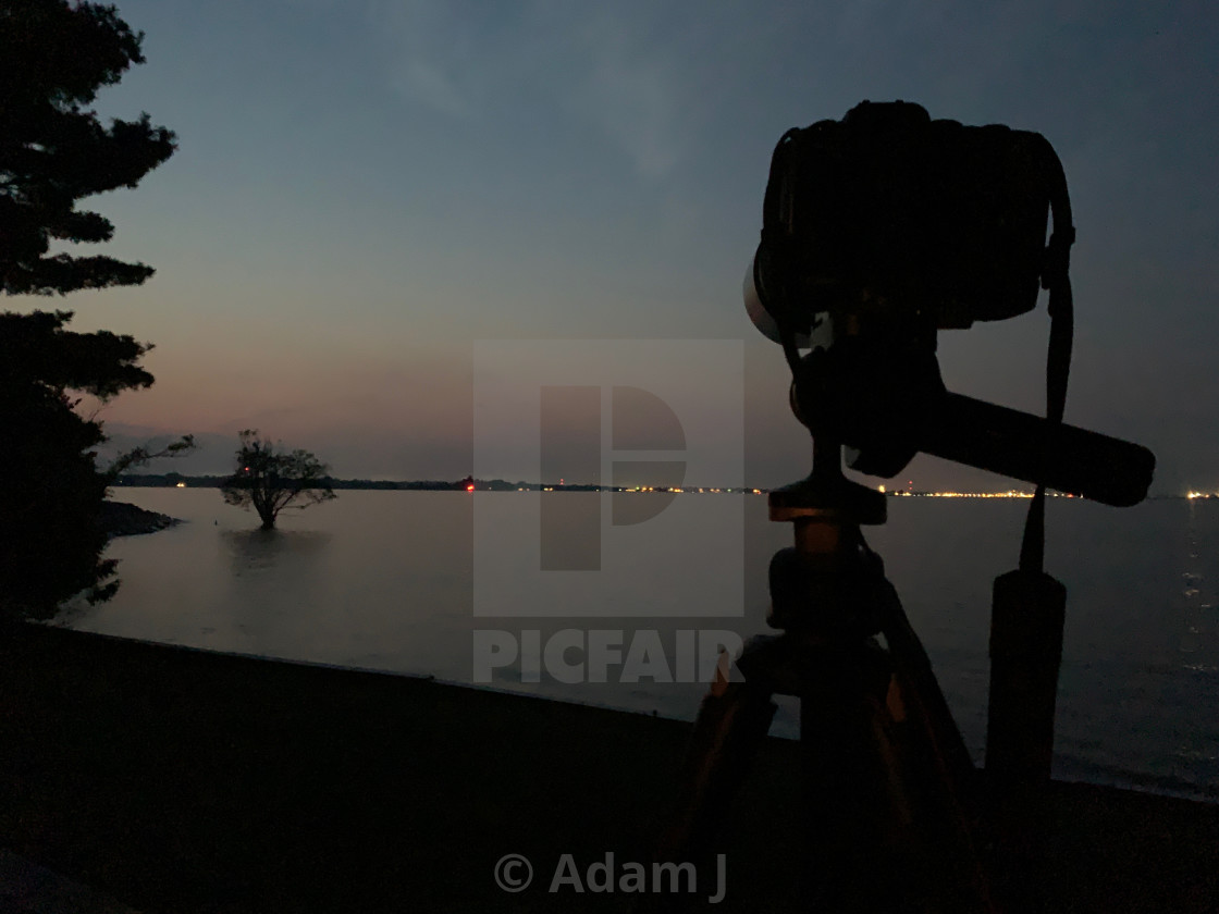 "Photos After Sunset, Alpena, Michigan" by Adam J. - $12.57 "Photos After Sunset, Alpena, Michigan" stock image