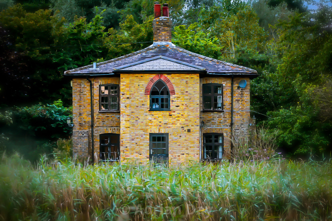 "The house in the woods" by Adrian Day - $15.39 "The house in the woods" stock image