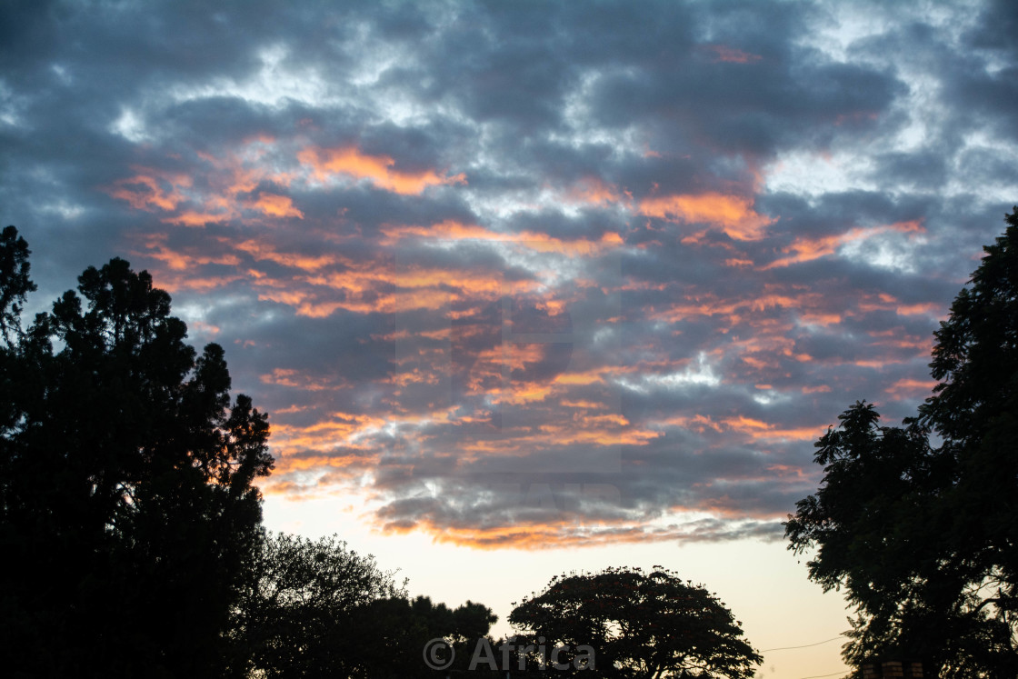 "Lusaka skies" stock image