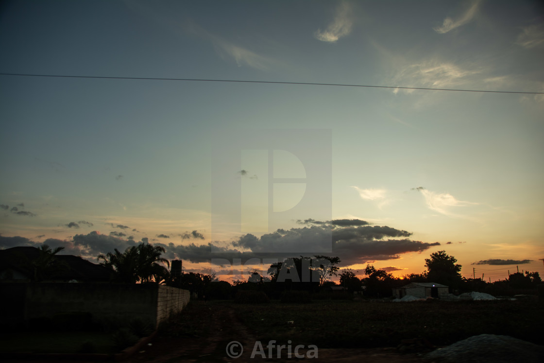 "Lusaka farewell" stock image