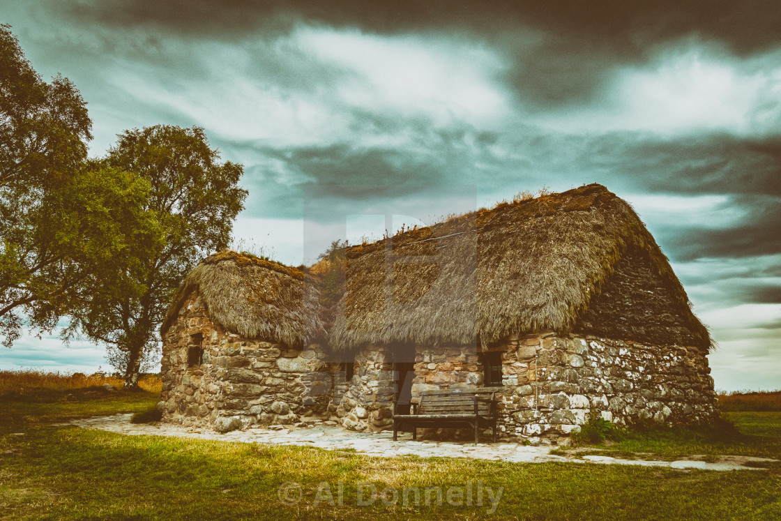 "Old Leanach Cottage" by Al Donnelly - $18.55 "Old Leanach Cottage" stock image