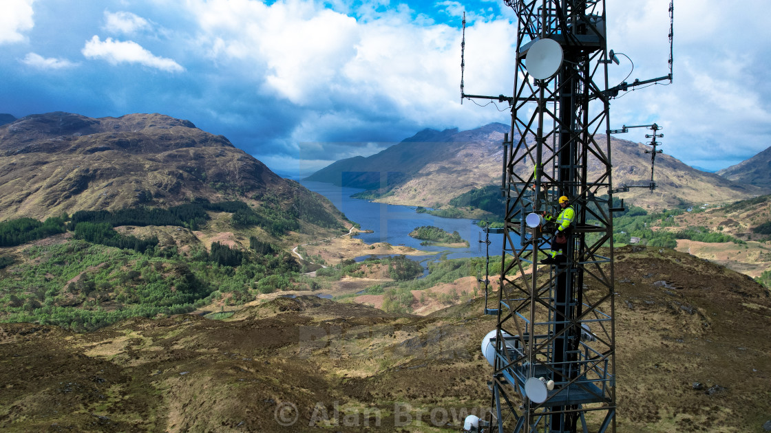 "Tower Worker" stock image