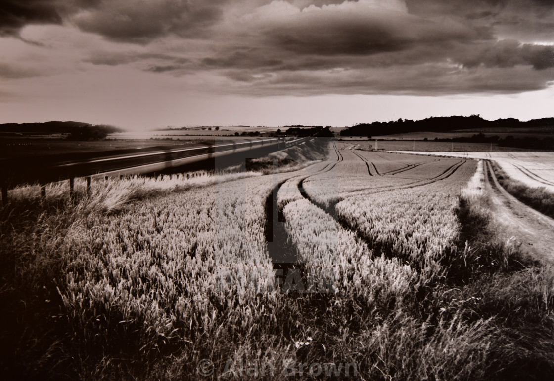 "Last Train to Fife" stock image