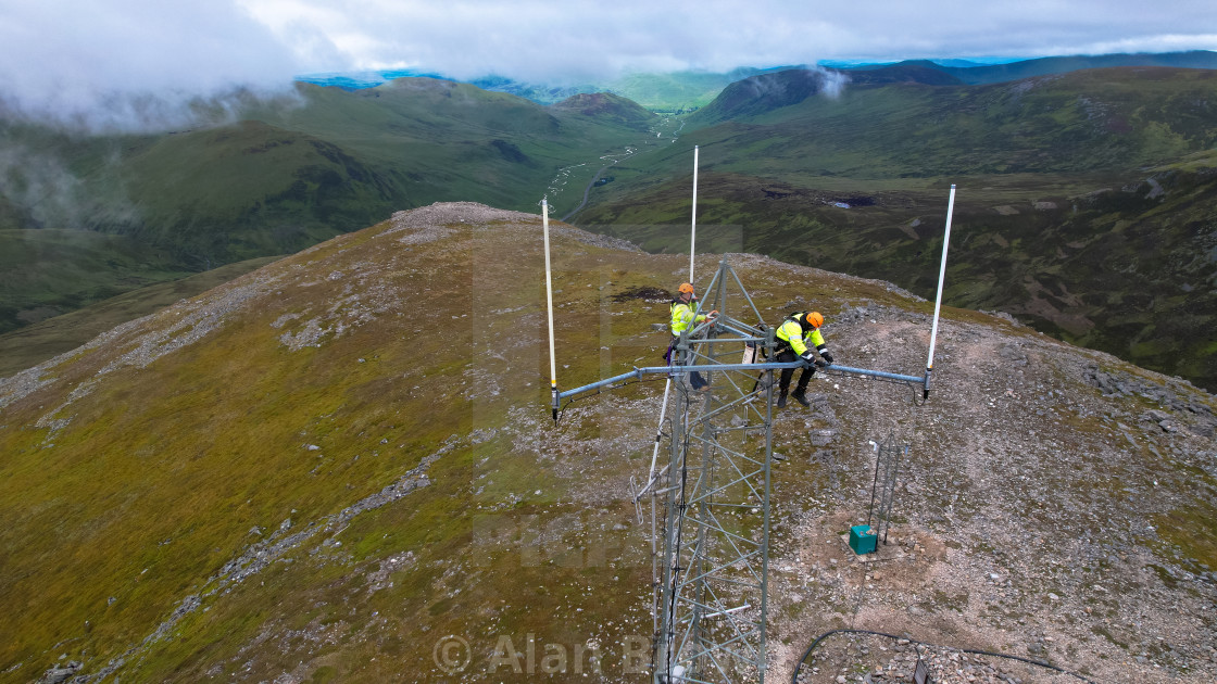 "The Cairnwell" stock image