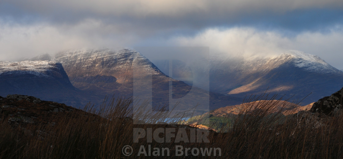 "Applecross Winter" stock image