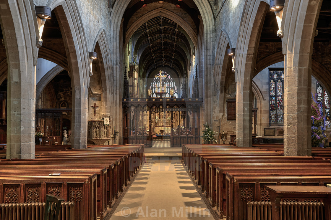 "St Nicholas Cathedral - Newcastle upon Tyne - England" stock image