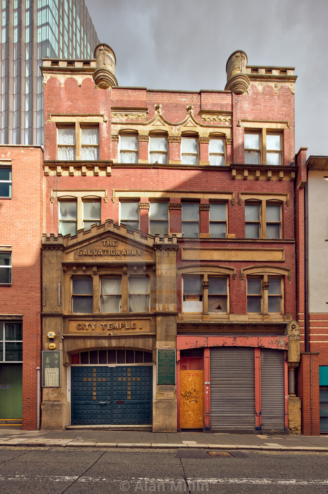 "The Salvation Army City Temple" stock image