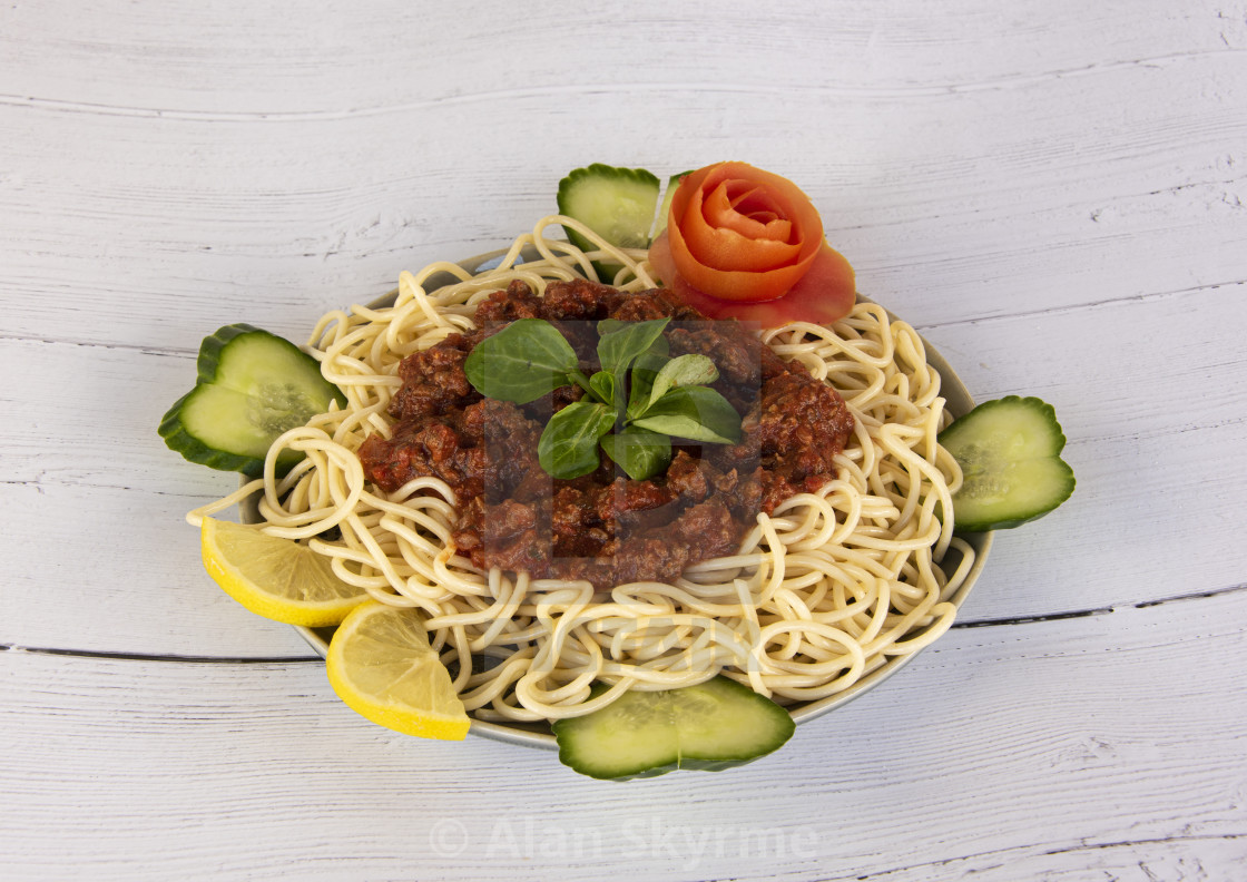 "Spaghetti Bolognese" stock image