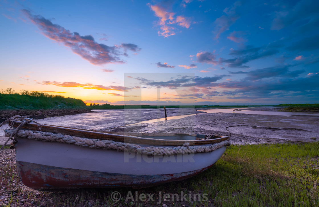"Walton Backwaters - Catching The Last Light" by Alex Jenkins - $15.44 "Walton Backwaters - Catching The Last Light" stock image