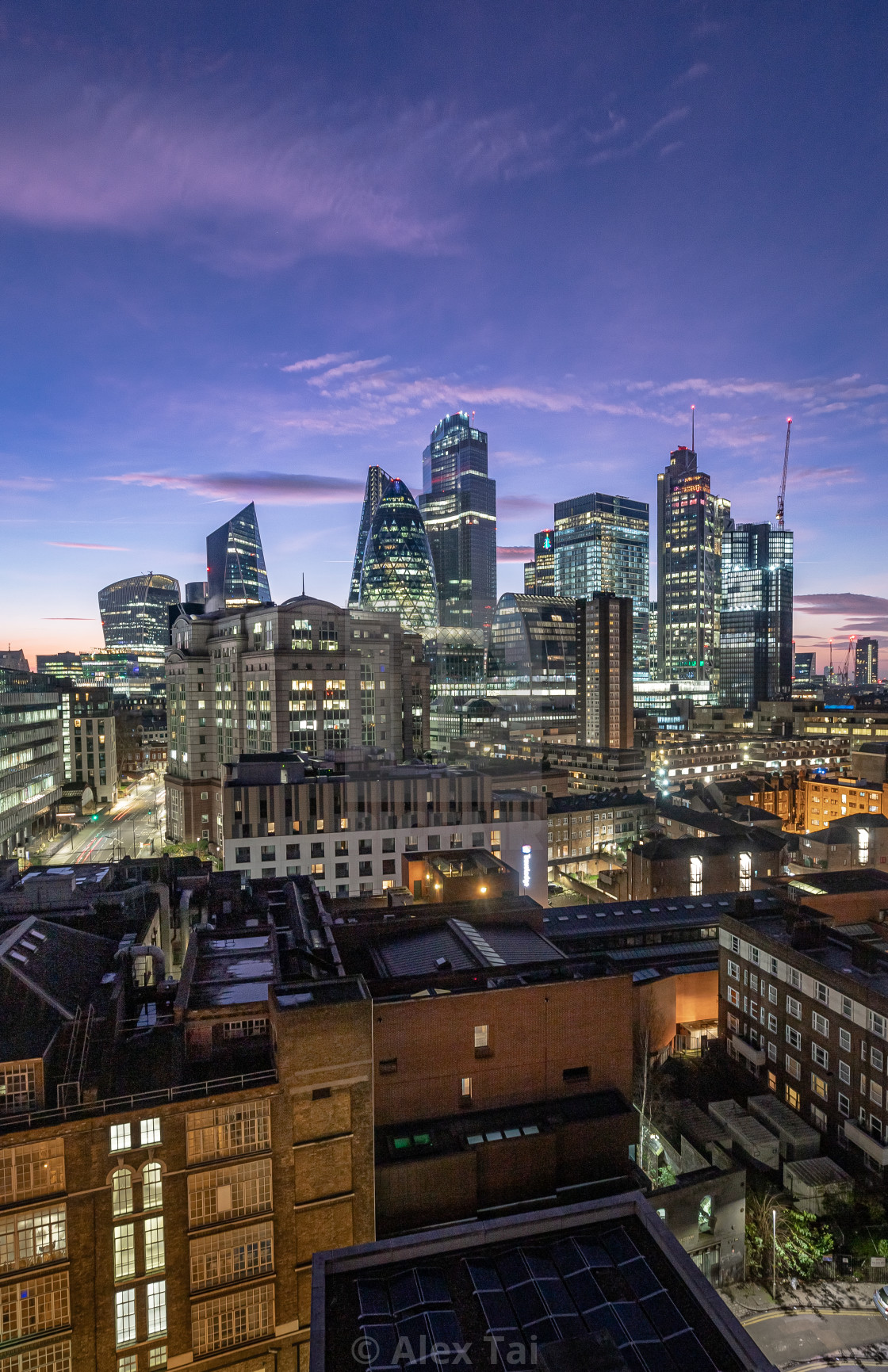 "London Rooftop Views" stock image