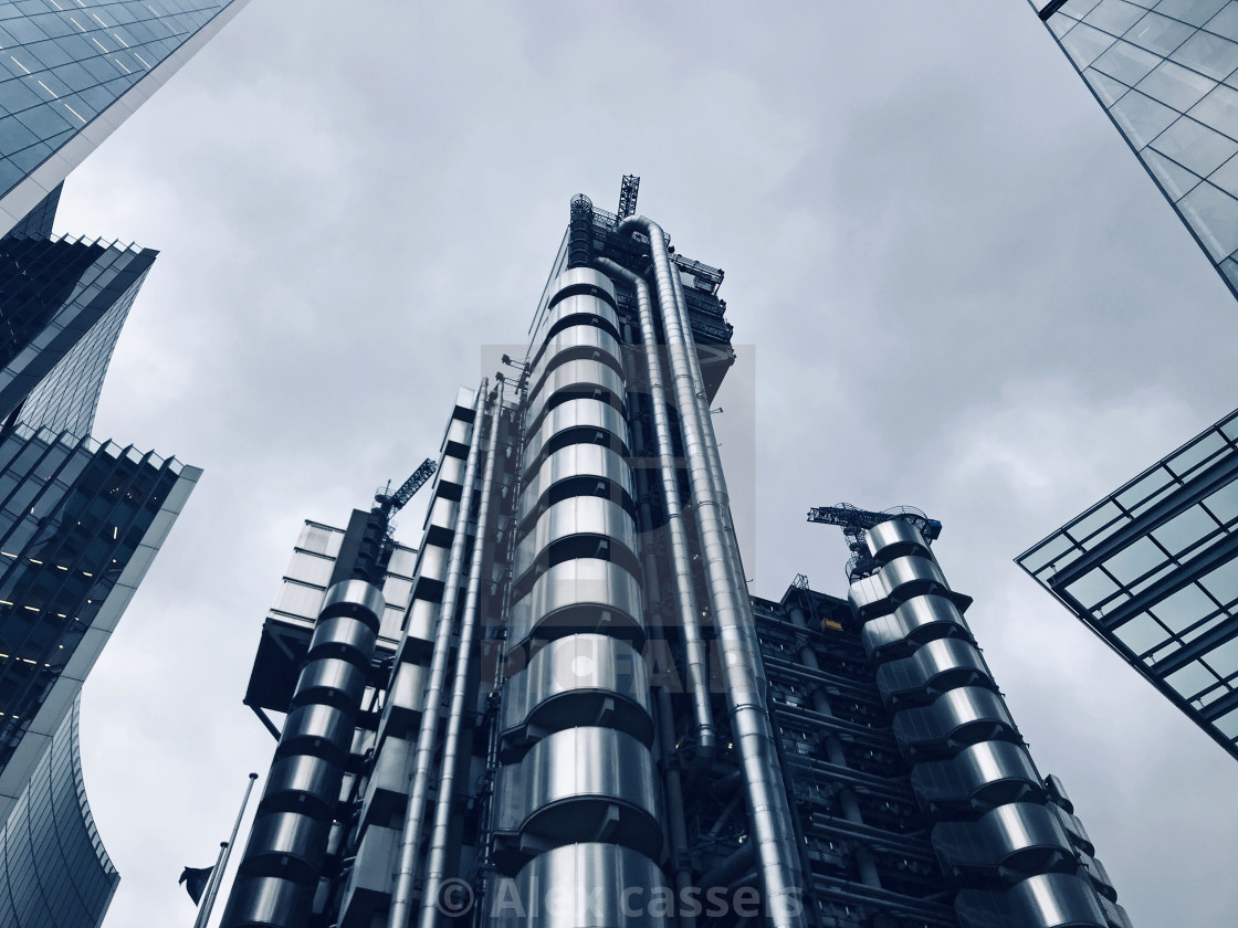 "Lloyds of London Building" by Alex cassels - $31.58 "Lloyds of London Building" stock image