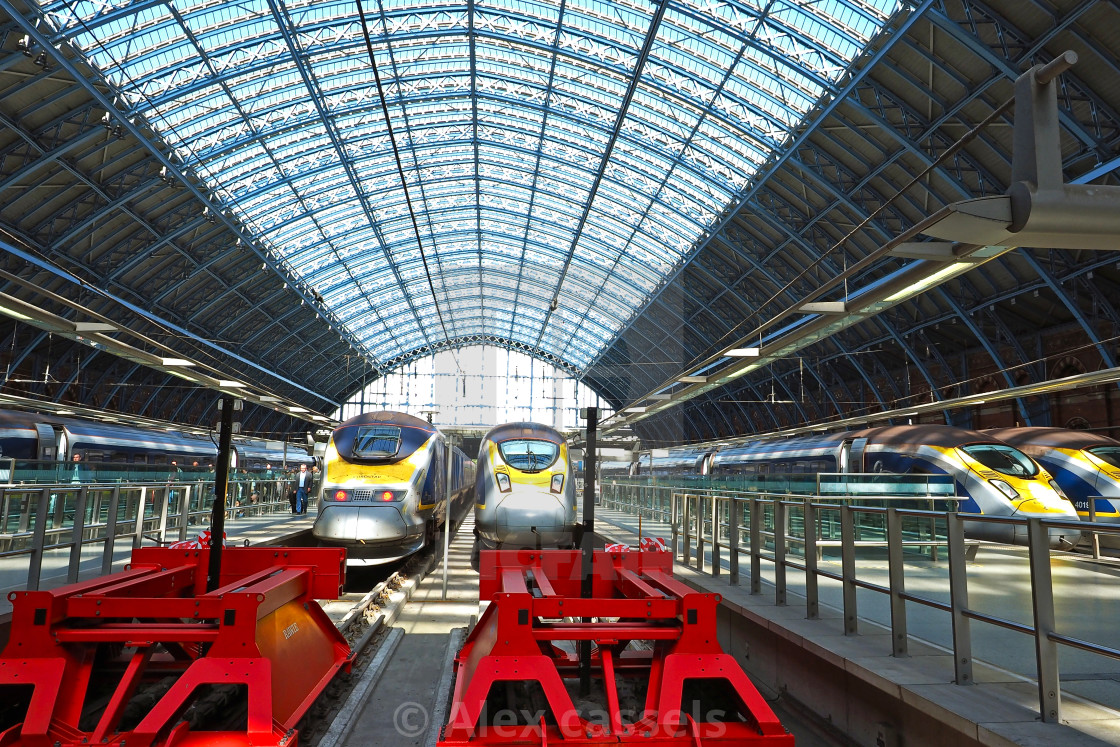 "St. Pancras Station" stock image