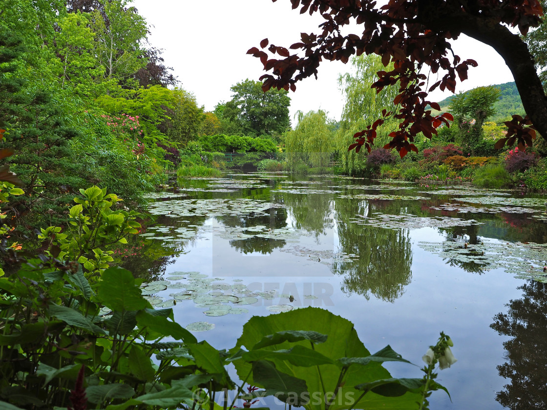 "The Water Garden at Giverny" stock image