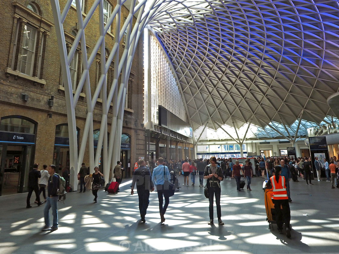 "King's Cross Station" stock image