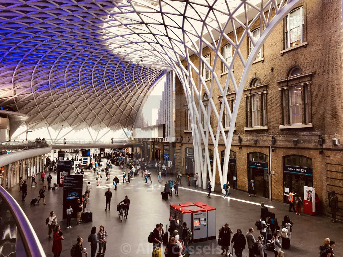 "King's Cross Concourse" stock image