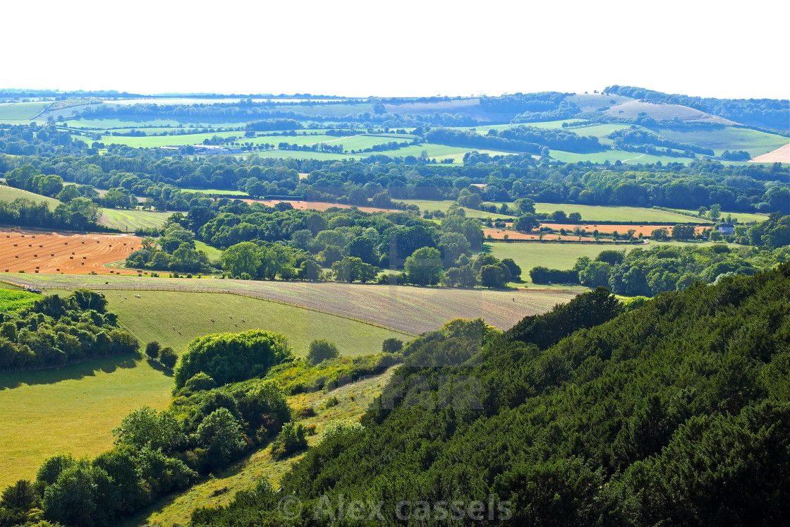 "The Meon Valley" stock image