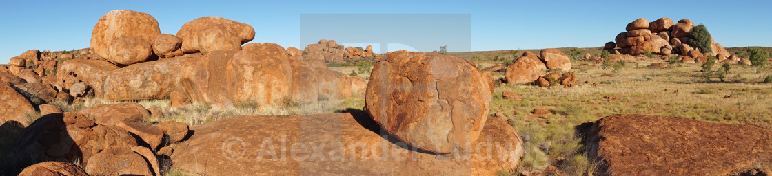 "Devils Marbles, Northern Territory, Australia" by Alexander Ludwig - $6.28 "Devils Marbles, Northern Territory, Australia" stock image